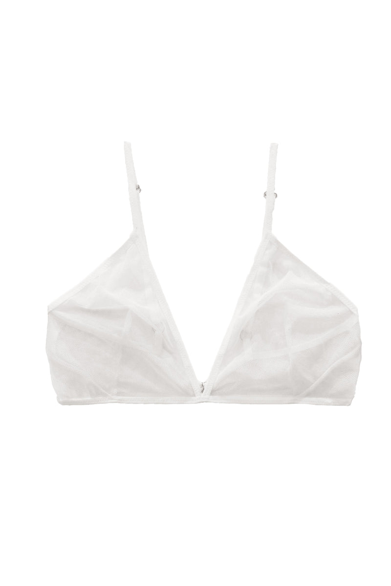 Georgie Bra in White - MARY YOUNG