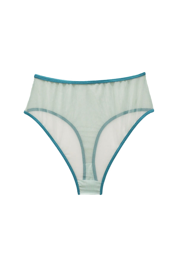 Georgie High Thong in Mint - MARY YOUNG