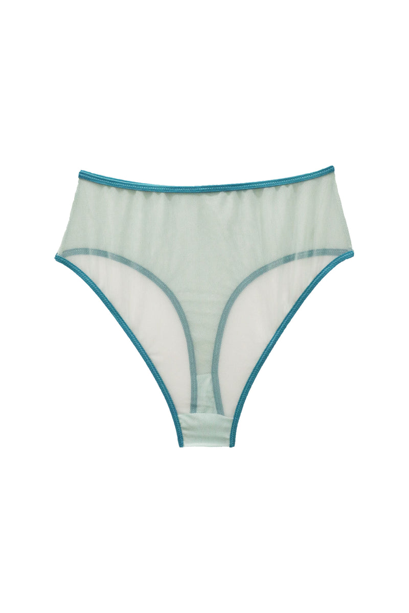 Georgie High Thong in Mint | MARY YOUNG