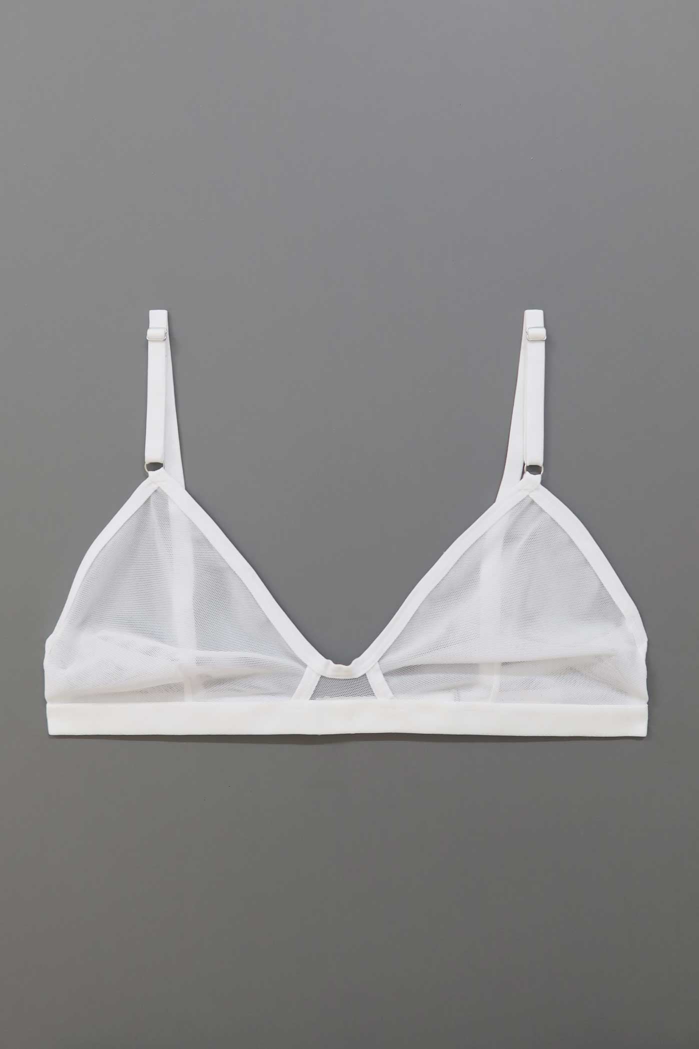 Emery Bra in White - MARY YOUNG