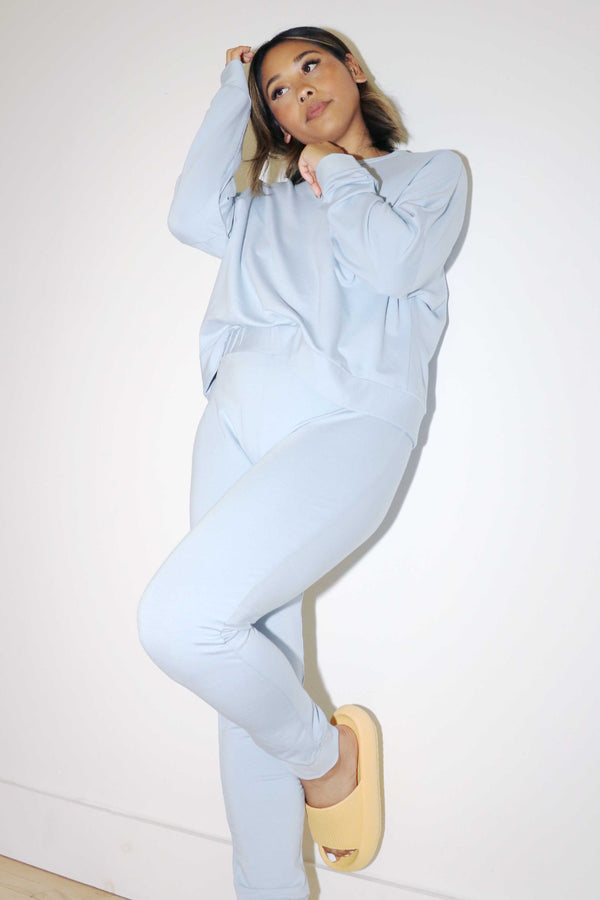Everette Pant in Sky Blue - MARY YOUNG