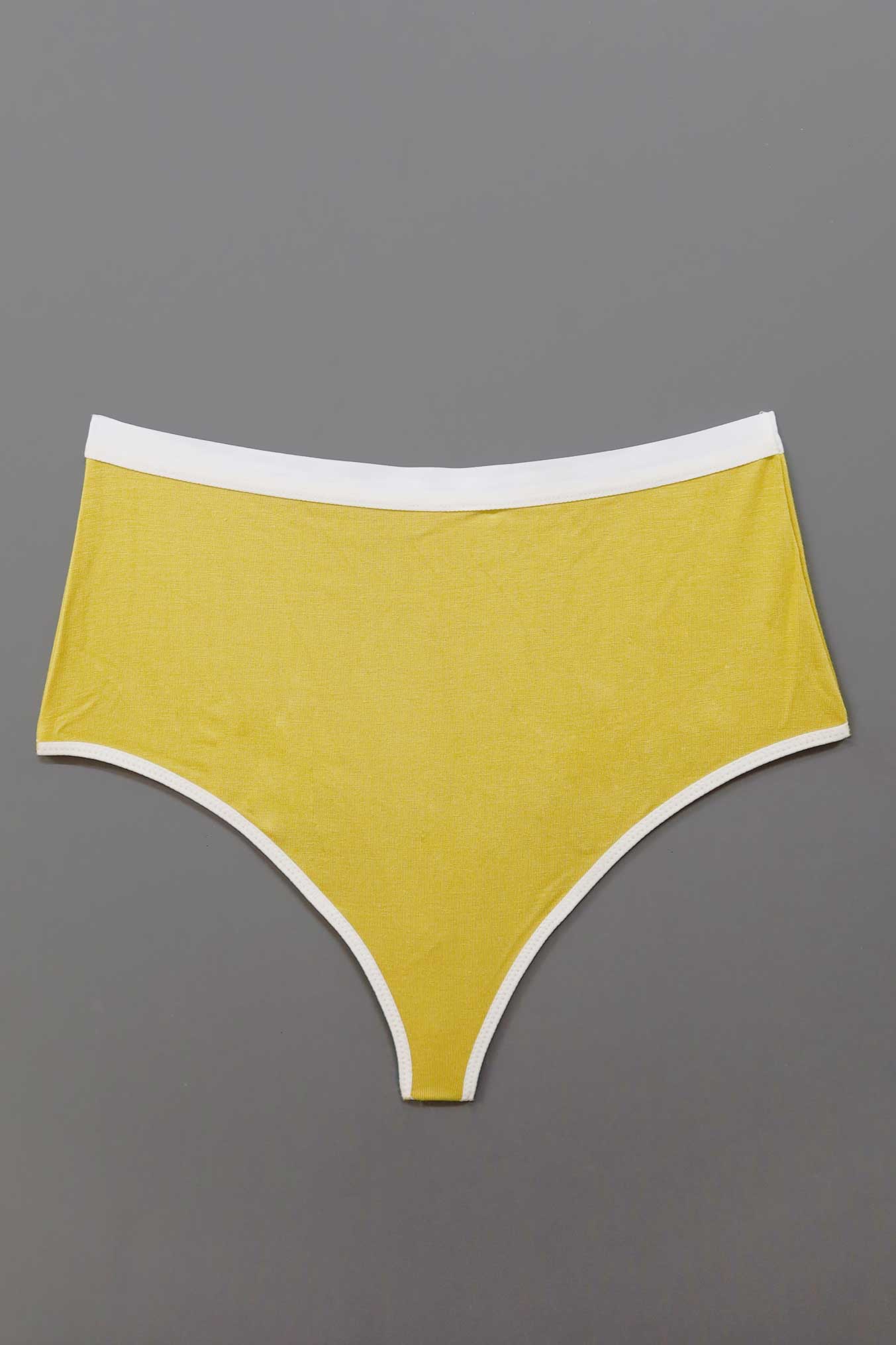 High Waist Thong in Citrine - MARY YOUNG