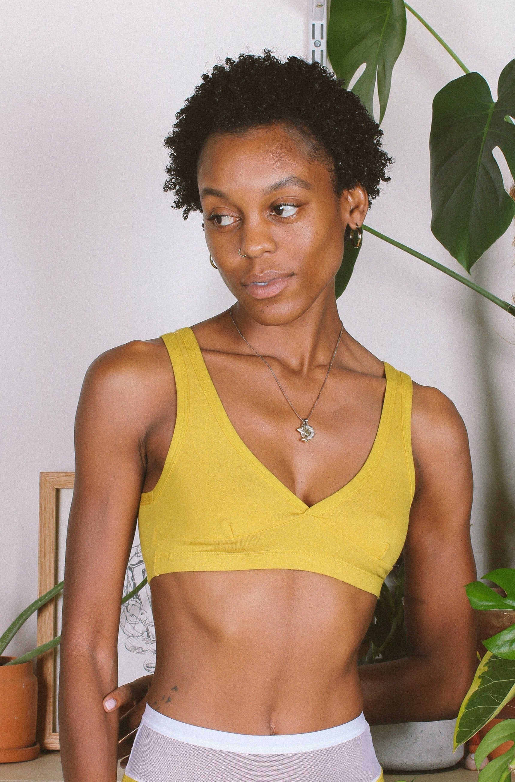 MARY YOUNG Eden Bra in Citrine  Ethical Canadian Made Lingerie