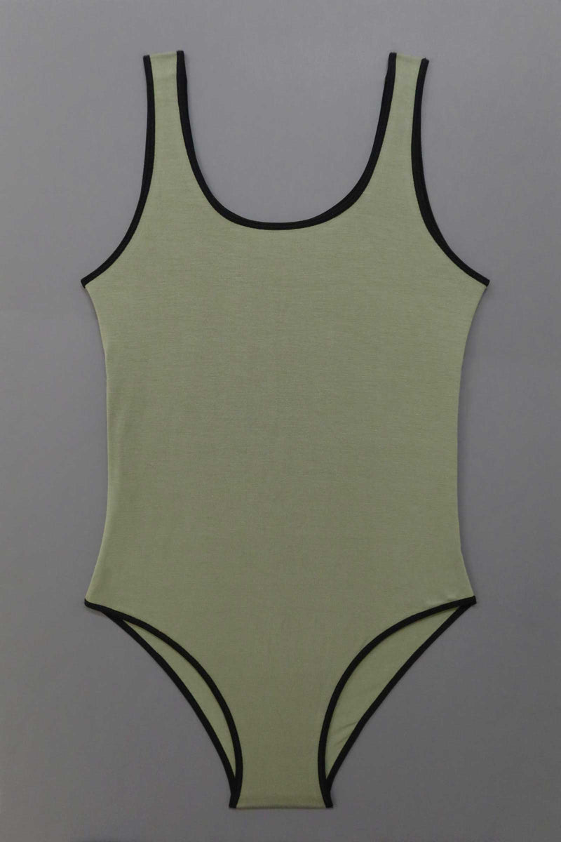 Lani Bodysuit in Sage Sample - MARY YOUNG