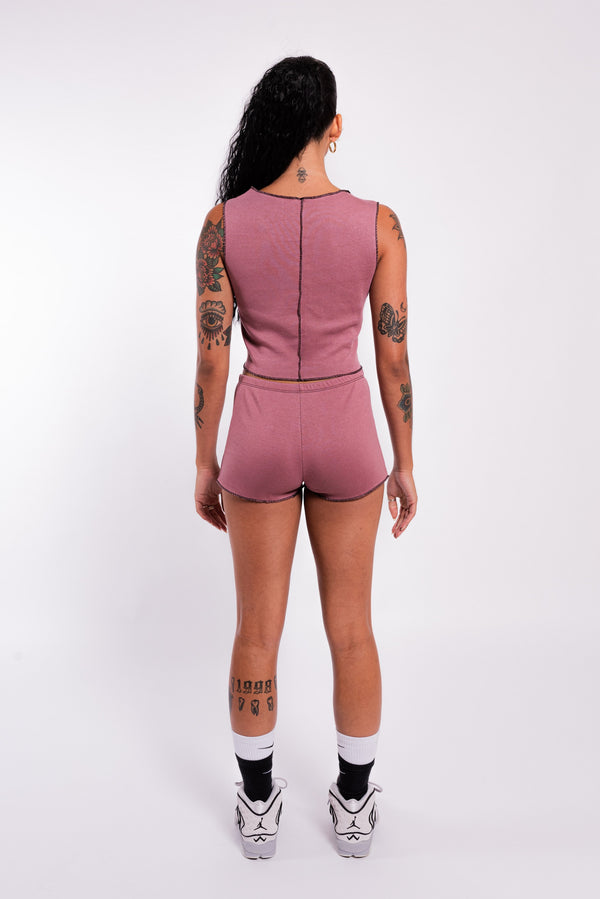 Ari Short in Rose Brown Sample - MARY YOUNG