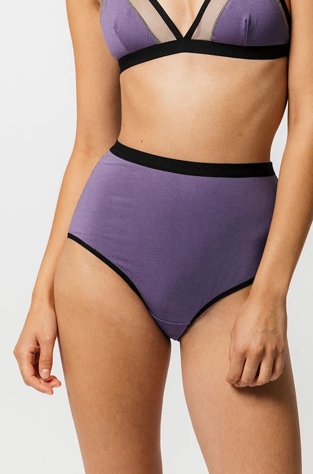 Lux High Waist Brief in Izmir Sample - MARY YOUNG