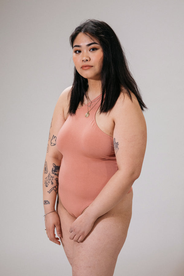 Del Bodysuit in Rose Sample - MARY YOUNG