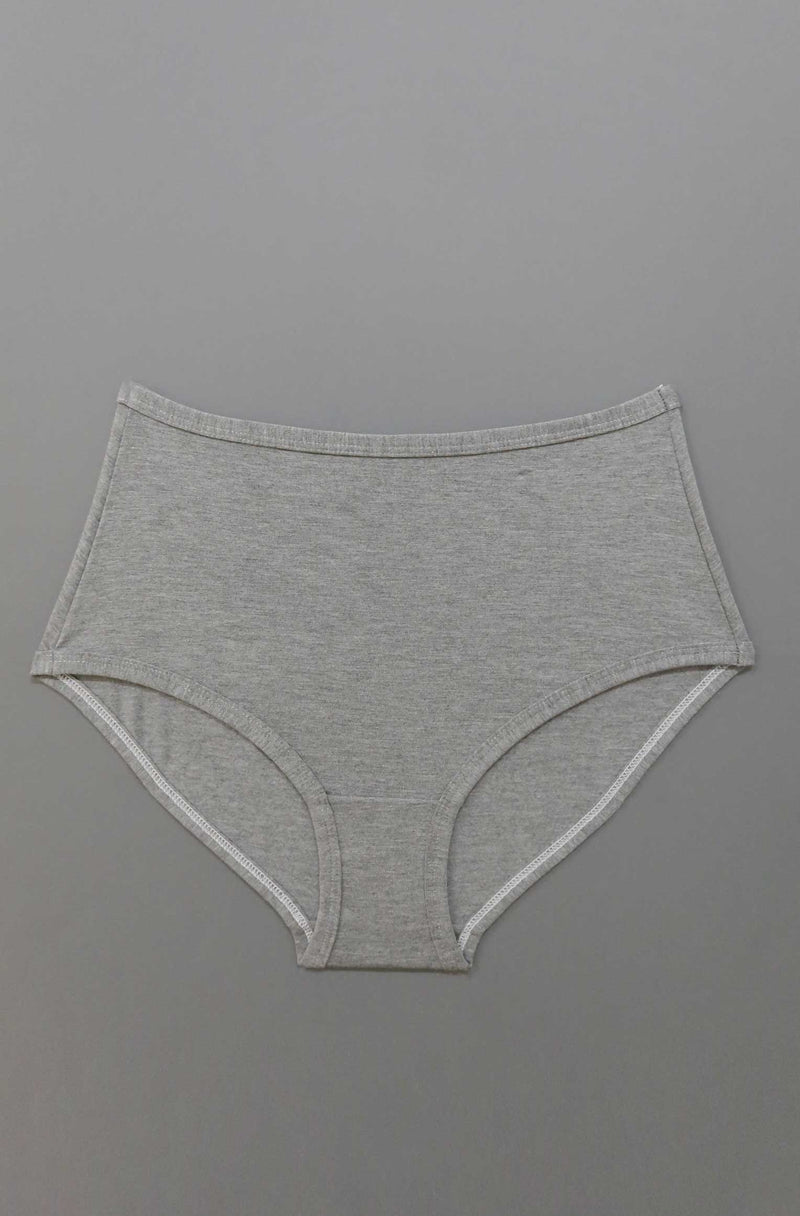 Orly High Brief in Grey - MARY YOUNG