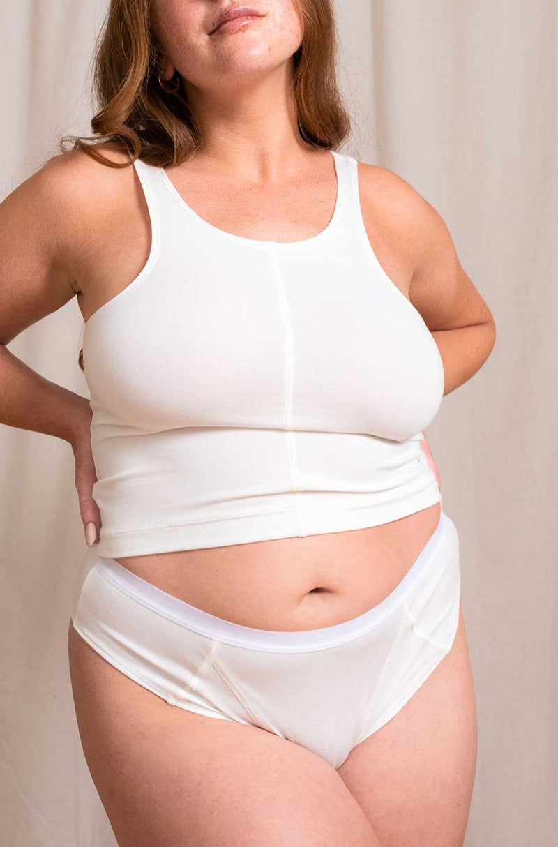 Ryder Brief in Cream Sample - MARY YOUNG