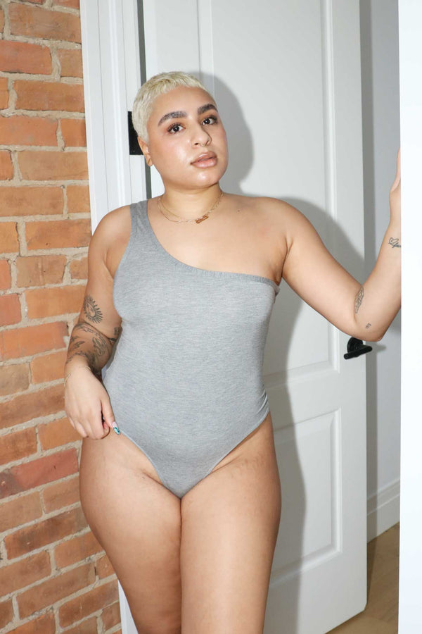 Del Bodysuit in Grey - MARY YOUNG