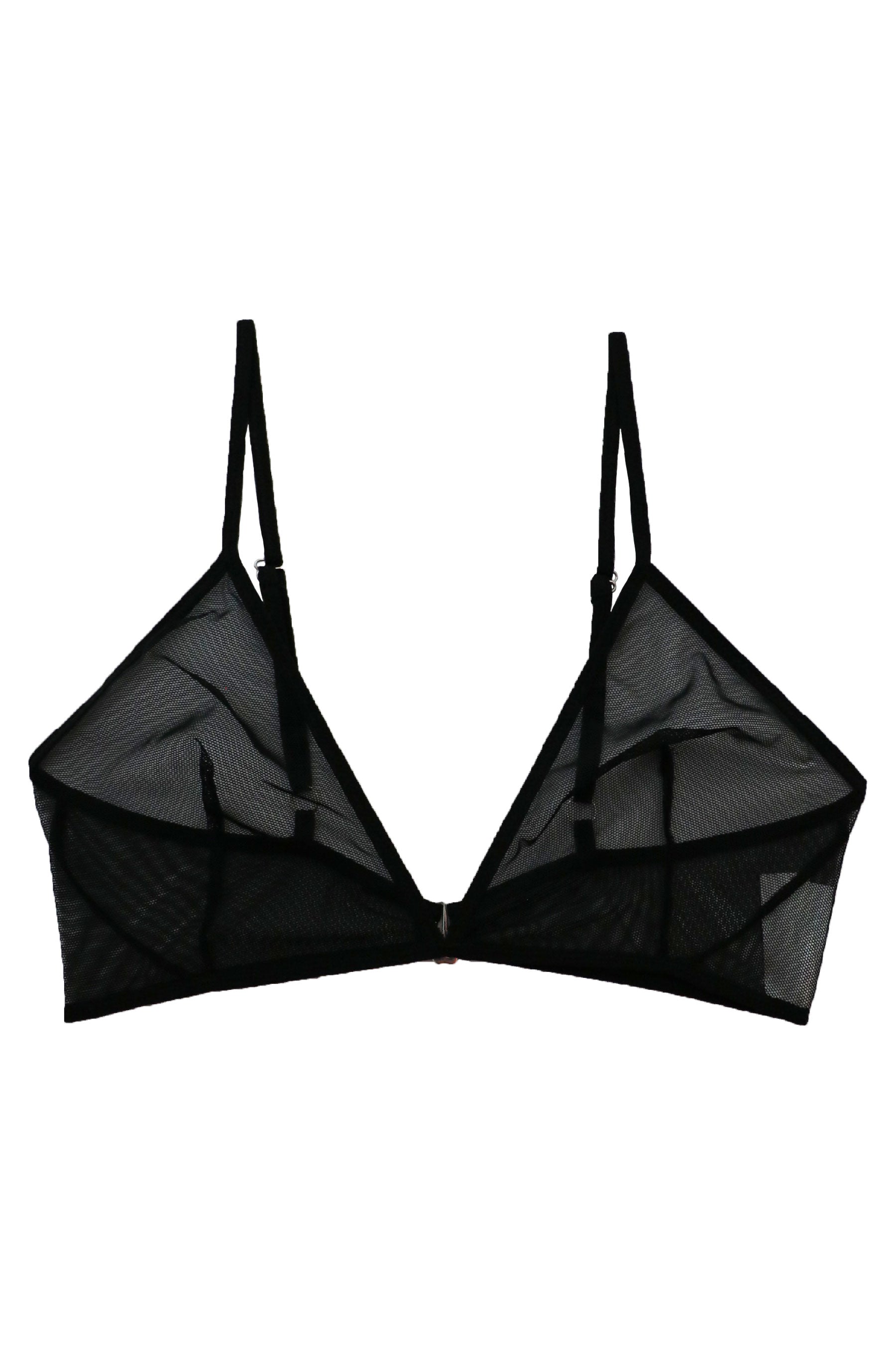 Georgie Bra in Black - MARY YOUNG