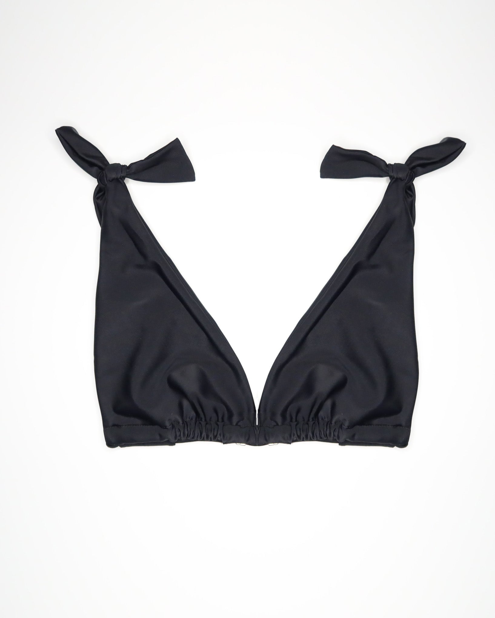Nikki Tie Top in Black - MARY YOUNG