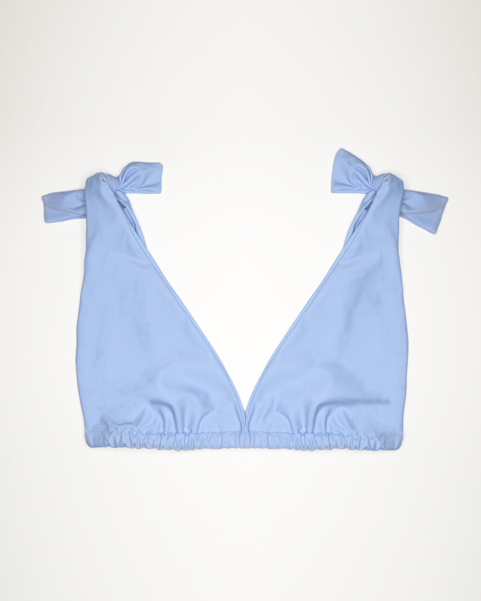MARY YOUNG Nikki Tie Top in Strobe  Ethical Sustainable Canadian Made  Swimwear