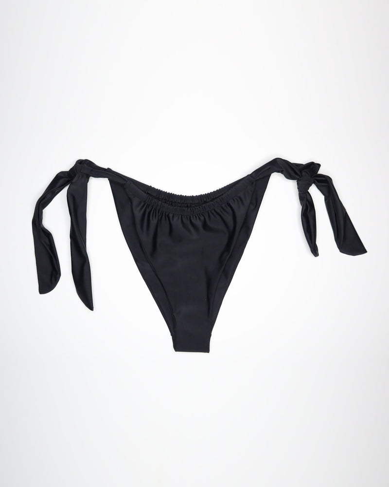 Pelosa Tie Bikini in Black - MARY YOUNG